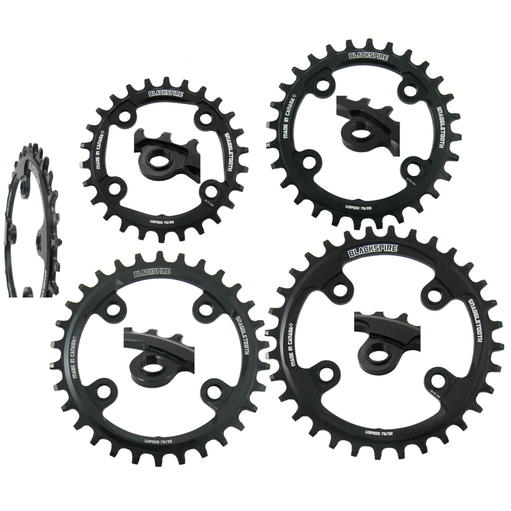 Blackspire Snaggletooth Narrow Wide 76mm BCD Chainring - TheBikesmiths