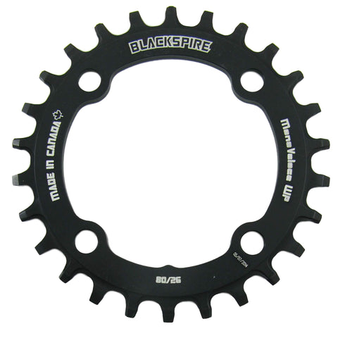 Image of Blackspire Snaggletooth Chainring 80mm BCD - TheBikesmiths