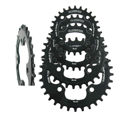 Image of Blackspire Snaggletooth Chainring 80mm BCD - TheBikesmiths
