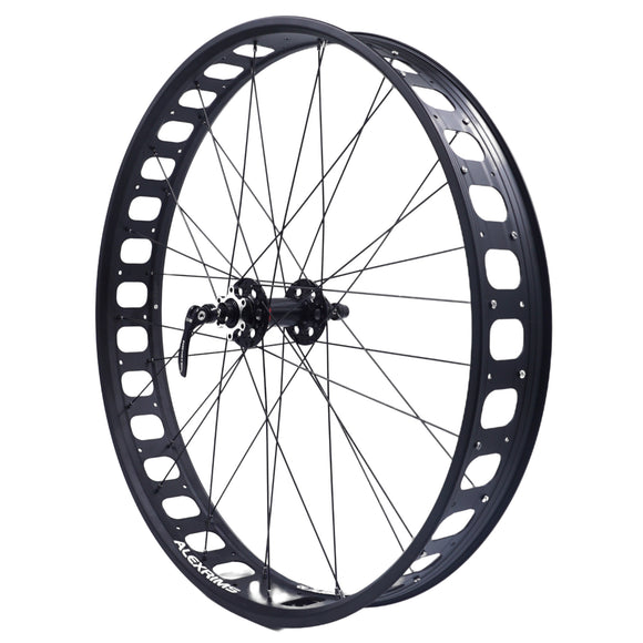 Alex Blizzerk 90 FRONT 26" Fat Bike Wheel Novatec 135mm x 9mm Tubeless Ready - The Bikesmiths
