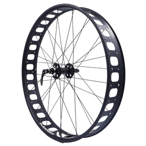 Alex Blizzerk 90 FRONT 26" Fat Bike Wheel Novatec 135mm x 9mm Tubeless Ready