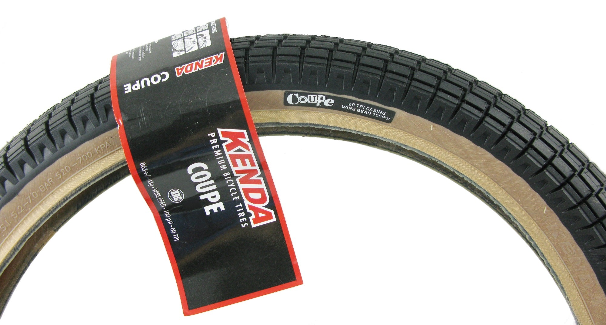 Kenda K1131 Coupe 20-inch Tanwall BMX Tire The Bikesmiths