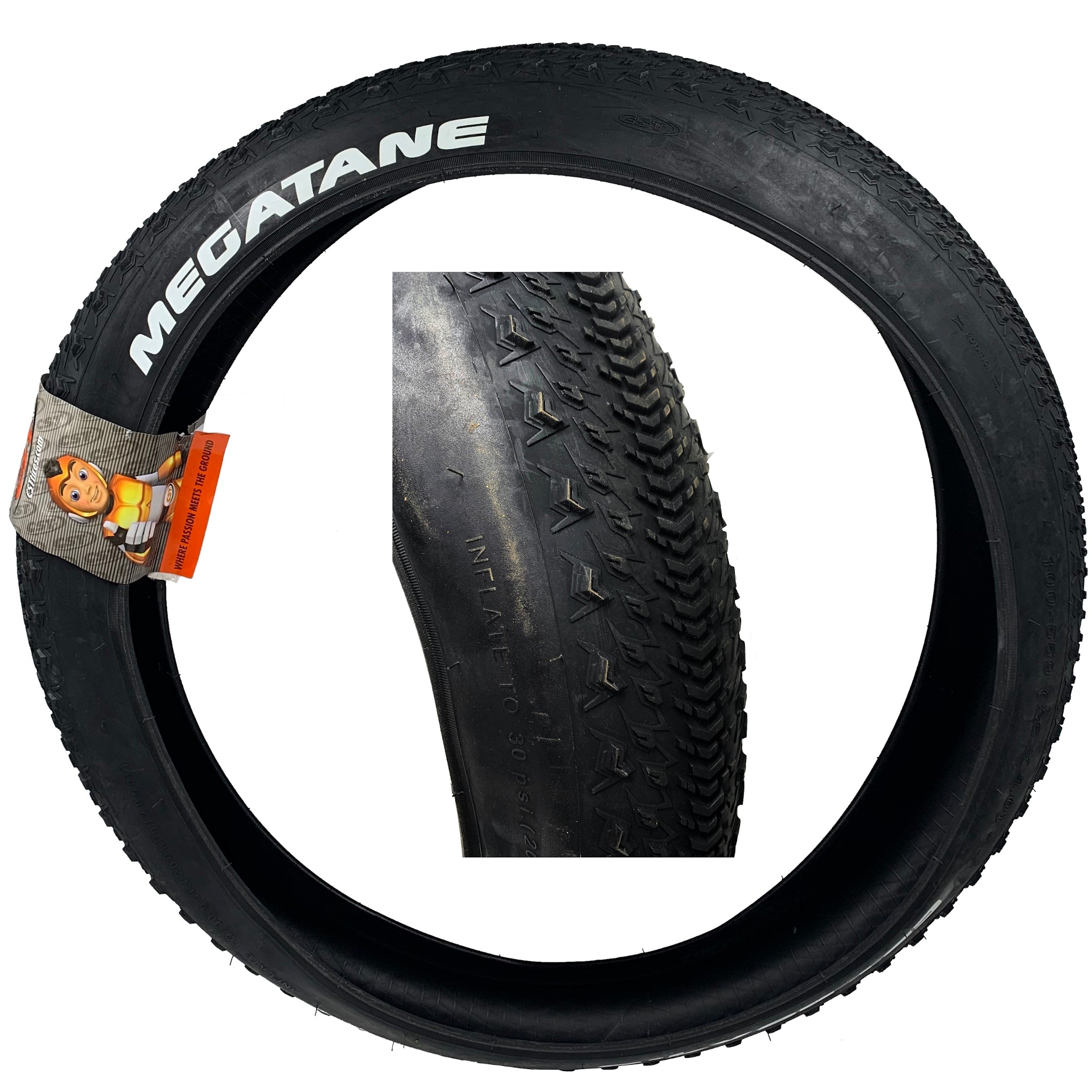 CST Megatane 26x4.0 Fat Bike Tire