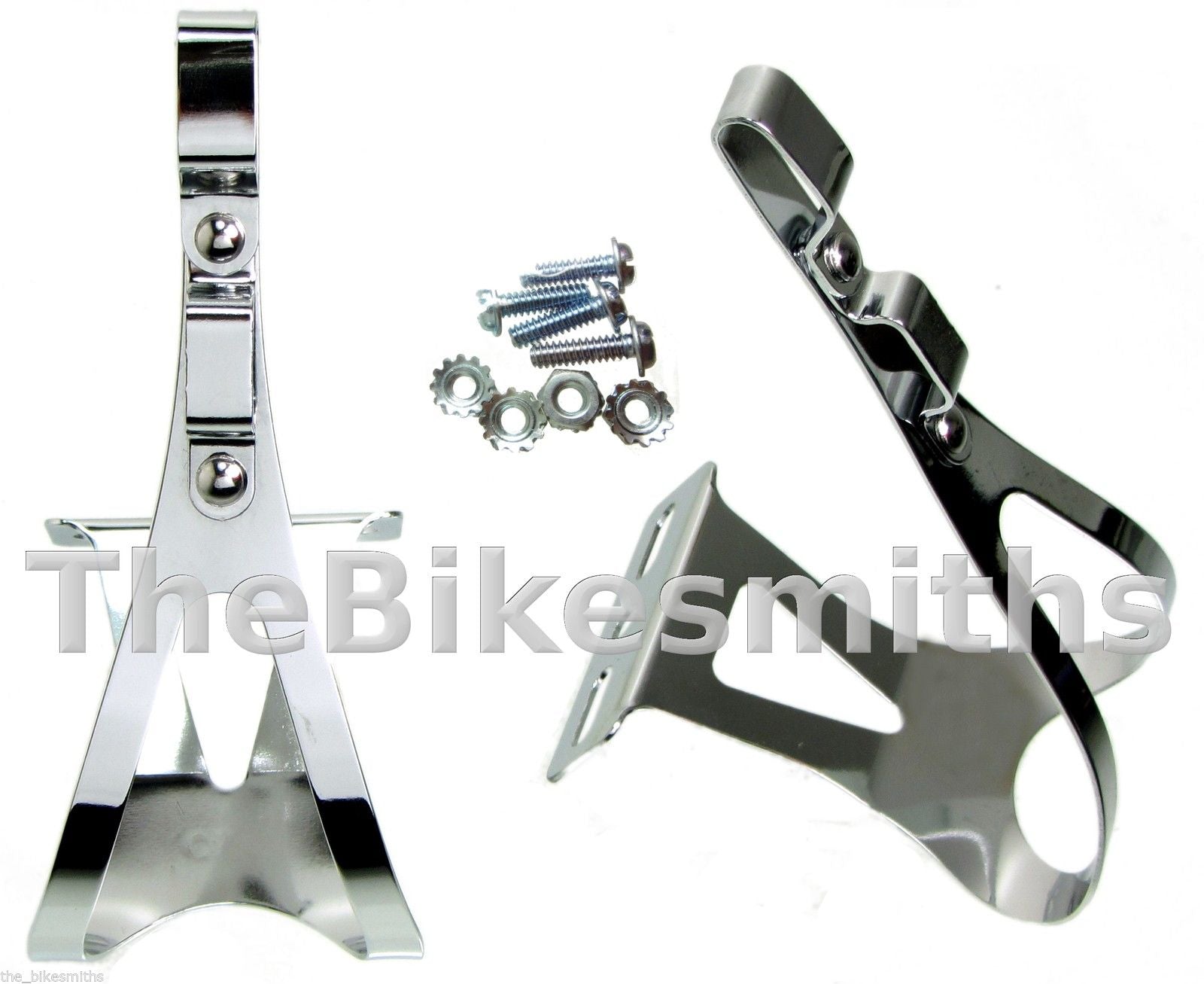 Chien King Double Strap Steel Toe Clips - The Bikesmiths