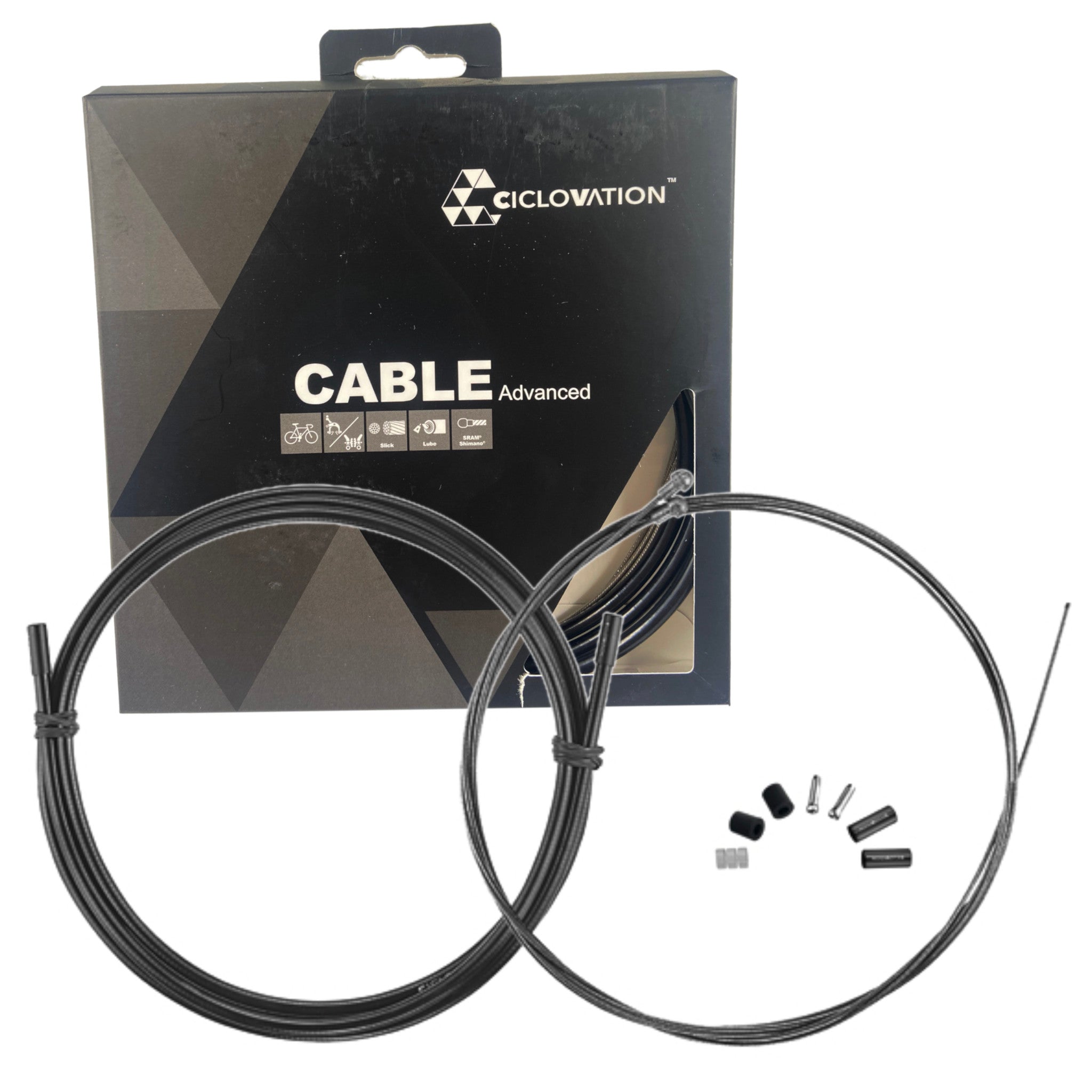 Ciclovation Advanced ROAD Bike Brake Cable and Black Housing Set - The Bikesmiths