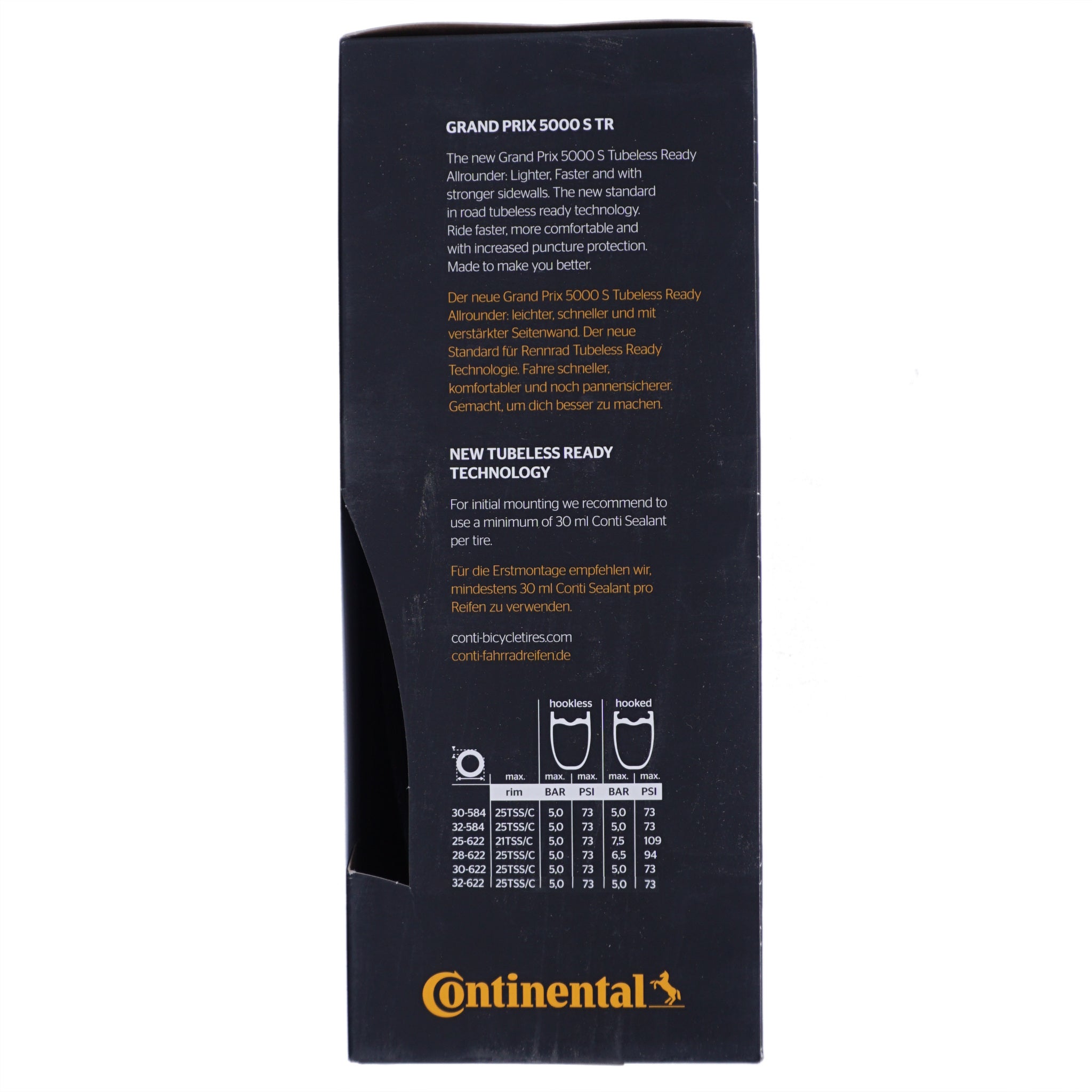 continental rennrad tubeless Continental Grand Prix 5000 S TR Tubeless Ready 700c Tire