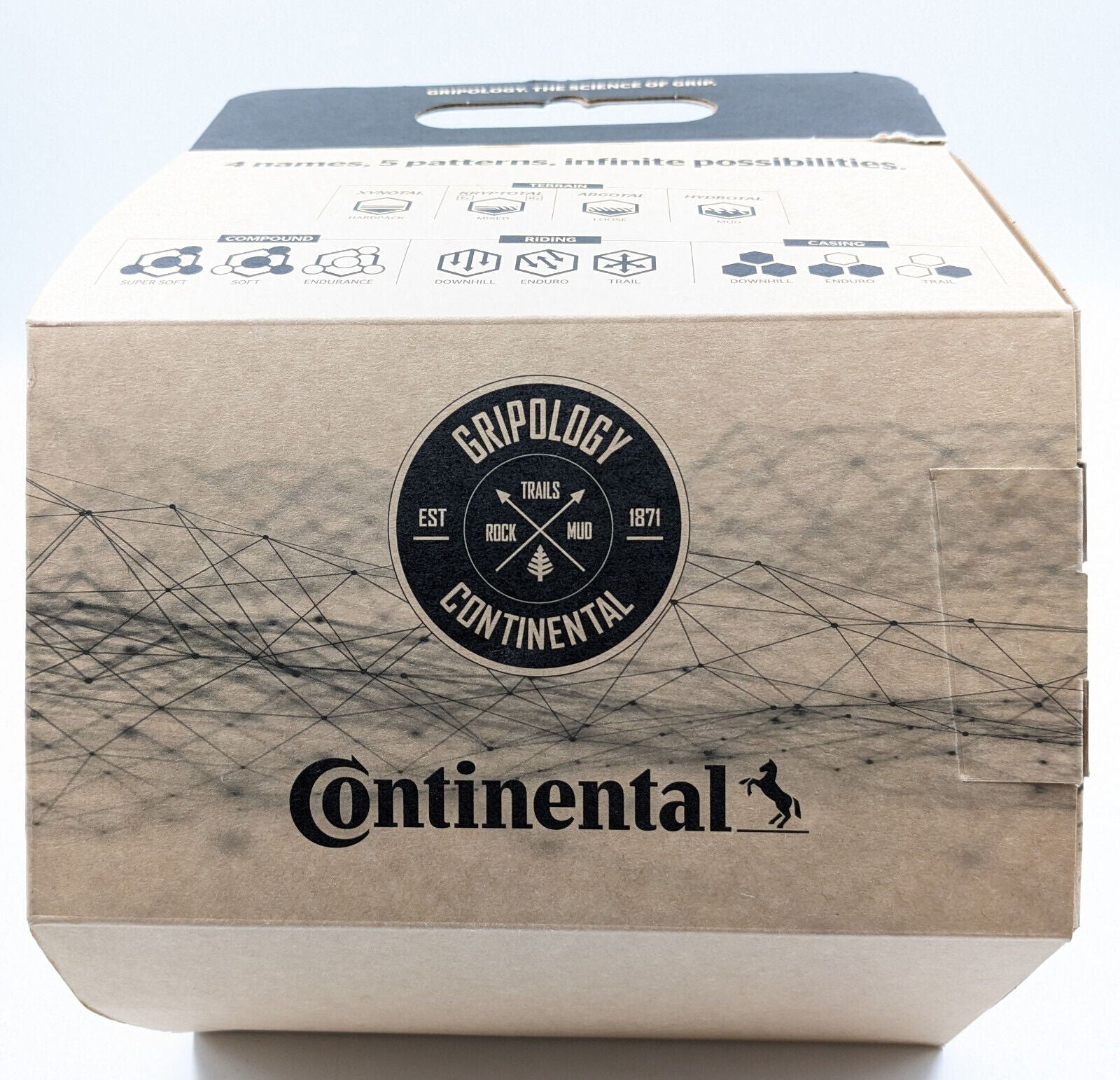 Continental Kryptotal DH SuperSoft Casing Tubeless Fold