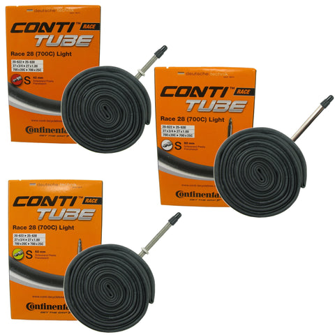 Image of Continental Race28 Light 700x20-25 Presta Valve Tube