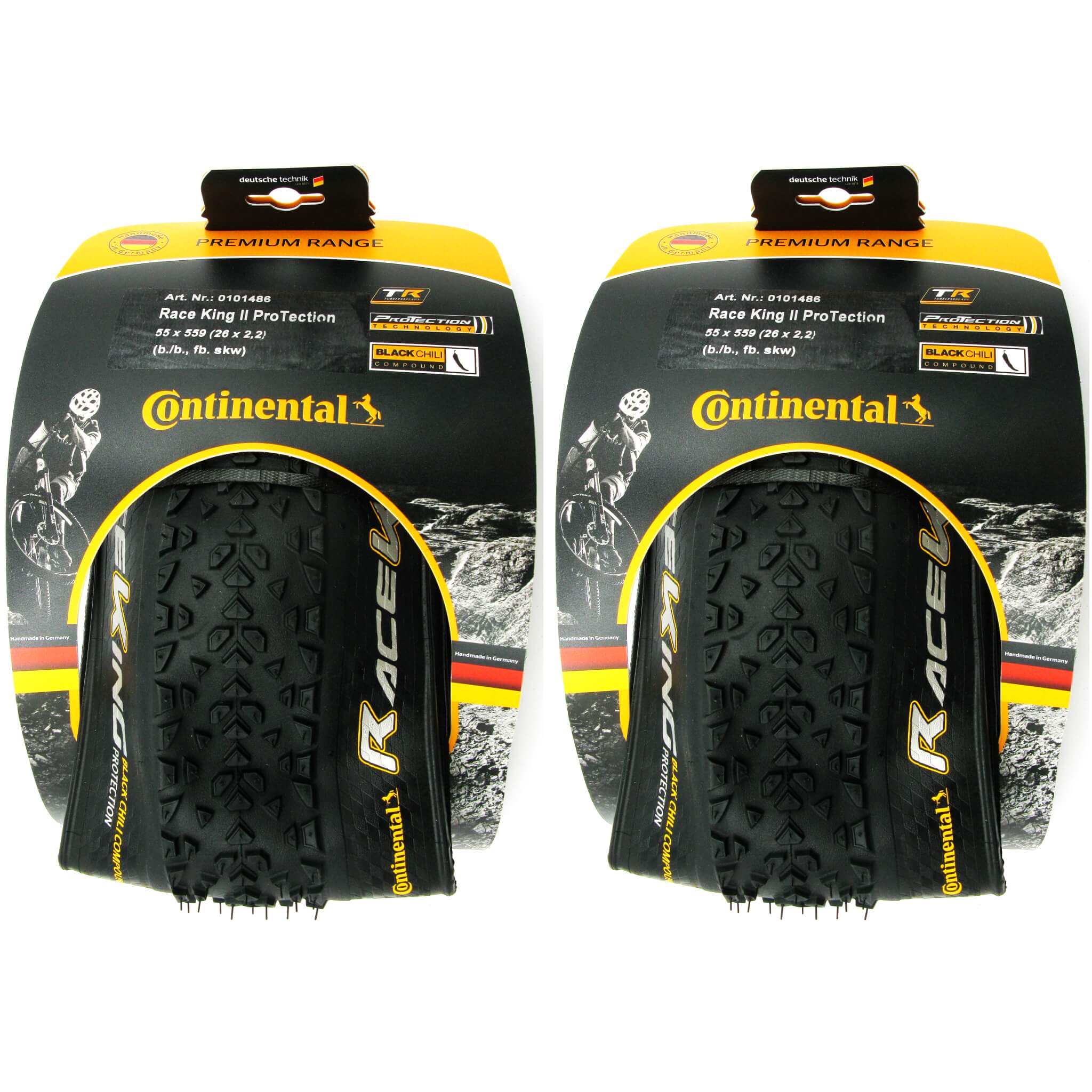 Continental Race King 26x2.20 BlackChili ProTection Tubeless Tire The Bikesmiths