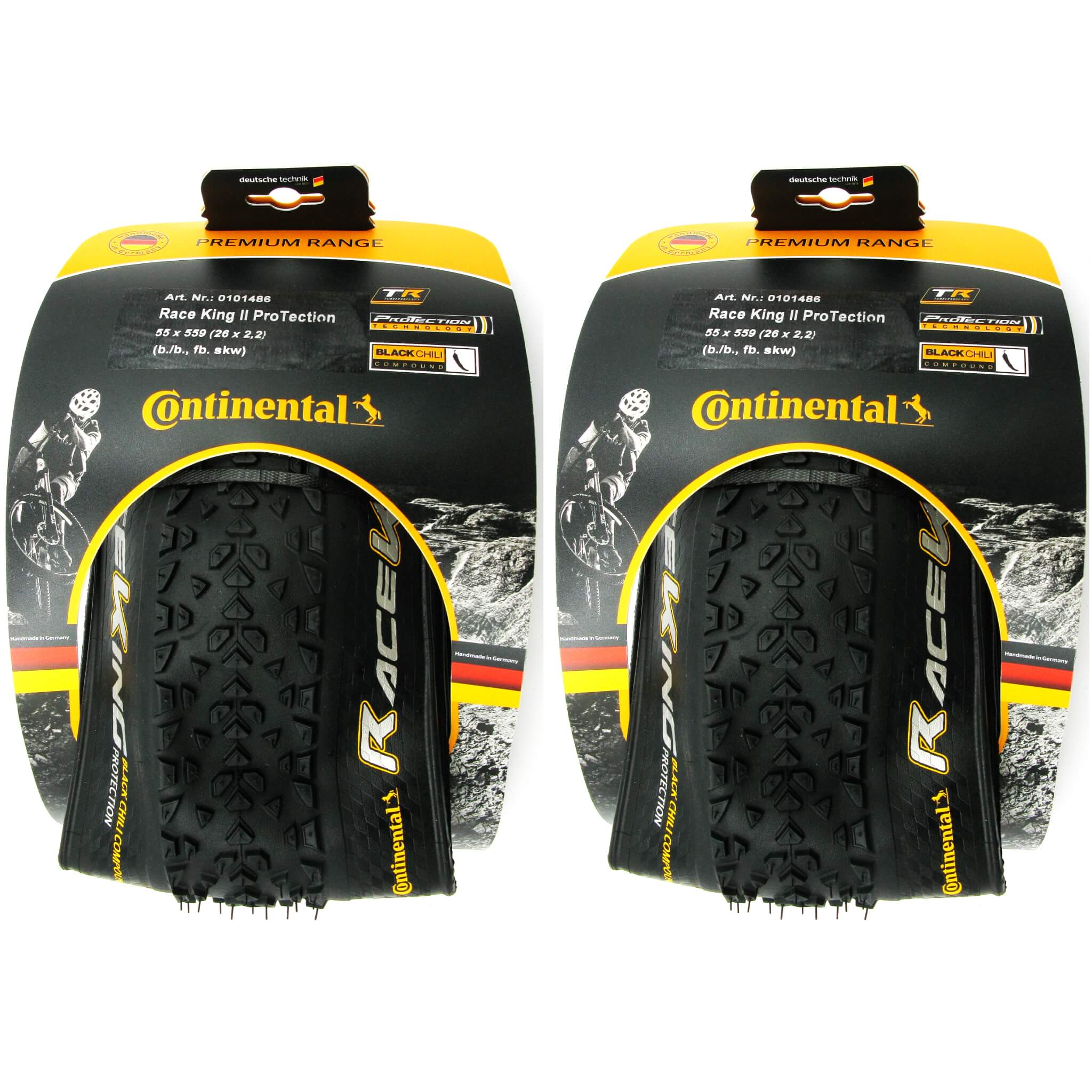 Continental Race King II 26 x 2.2 Tubeless Ready Folding Tire - TheBikesmiths