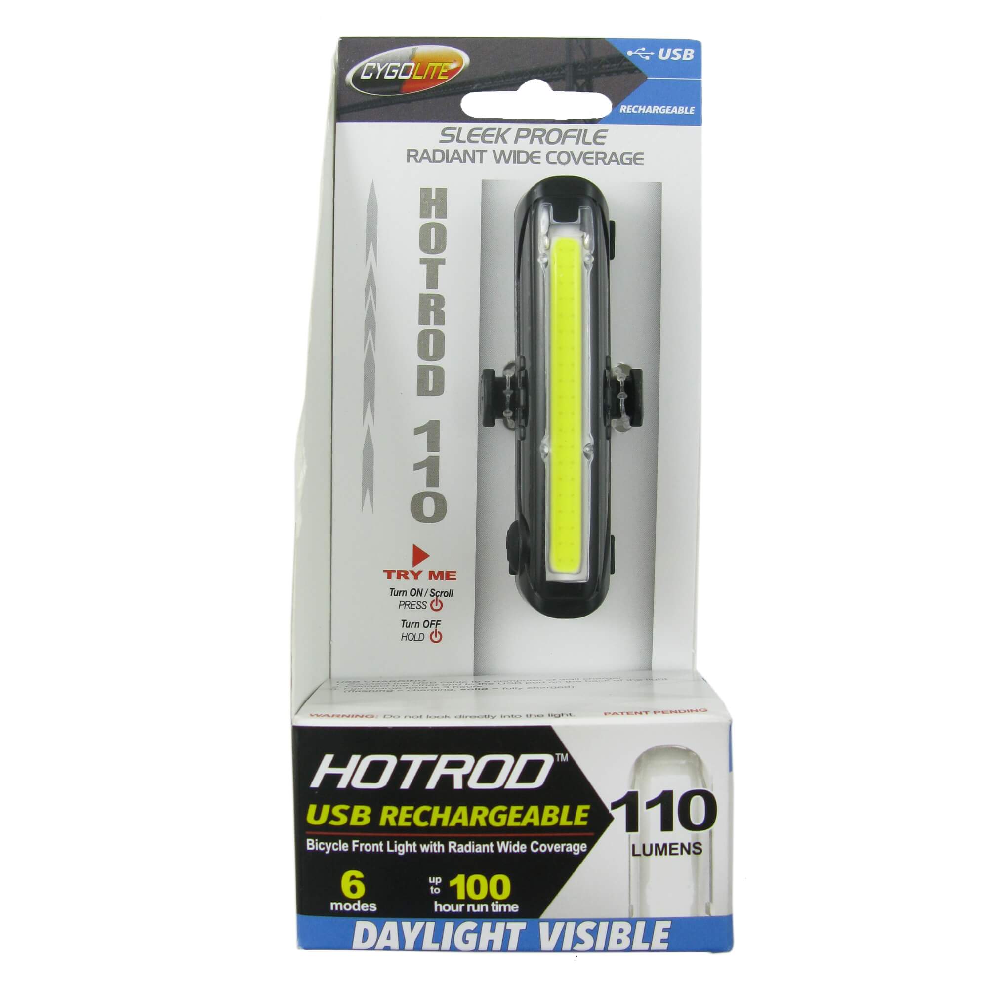 Cygolite Hotrod 110 Lumen Rechargeable Headlight - TheBikesmiths