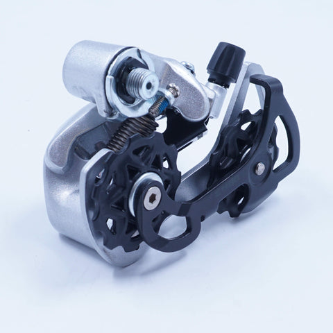 Image of Open Box SUNRACE RDR81 Short Cage Rear Derailleur 8 Speed Silver