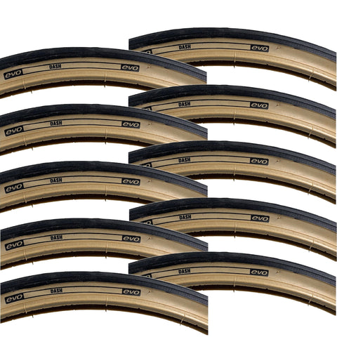 Image of EVO Dash 27x1-1/4" Tan Skinwall or Blackwall Tire