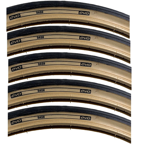 Image of EVO Dash 27x1-1/4" Tan Skinwall or Blackwall Tire