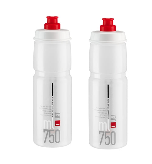 Buy clear-red-logo Elite Jet Water Bottle Assorted Colors