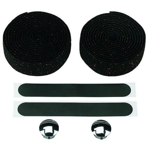 End Zone VLT-004 Black Cork Handlebar Tape - The Bikesmiths