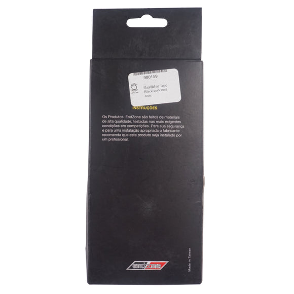 End Zone VLT-004 Black Cork Handlebar Tape - The Bikesmiths