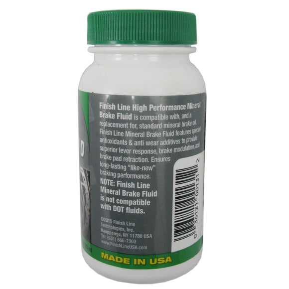 Finish Line Performance Mineral Oil 4oz Hydraulic Disc Brake Fluid - TheBikesmiths