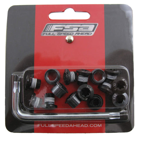 Image of FSA Alloy Torx Singlespeed Chainring Bolts (10pcs) - TheBikesmiths