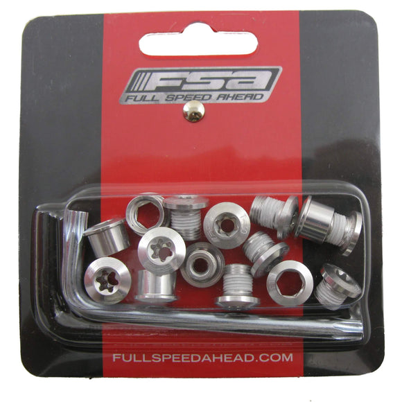 FSA Alloy Torx Double / Triple Crank Chainring Bolts (15pcs) - TheBikesmiths