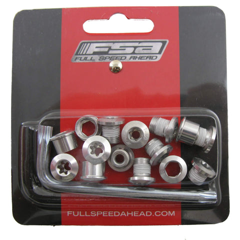 Image of FSA Alloy Torx Singlespeed Chainring Bolts (10pcs) - TheBikesmiths
