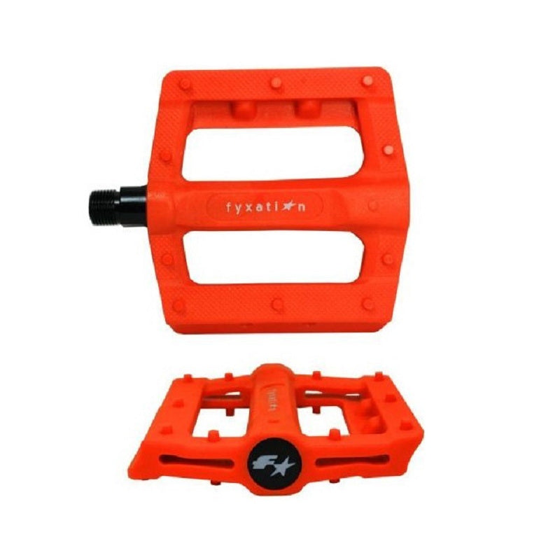 Buy orange Fyxation Gates Slim Platform Pedals