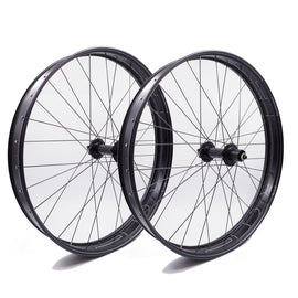 HED Big Aluminum Deal 26-inch Front 135mm QR / Rear 170mm QR Fat Bike Wheelset - The Bikesmiths
