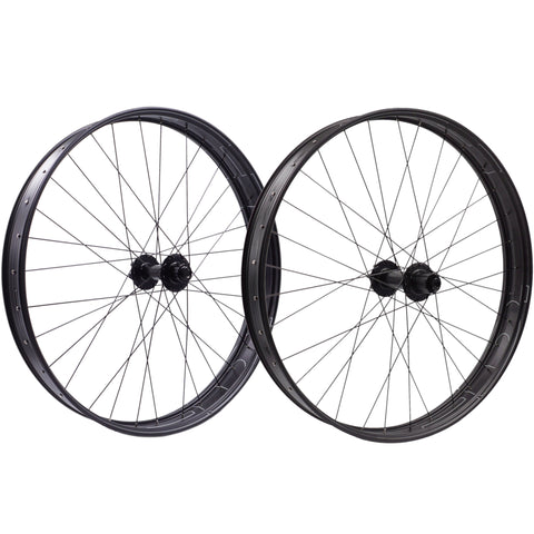 Image of Hed 26" wheelset with a cassette freehub body