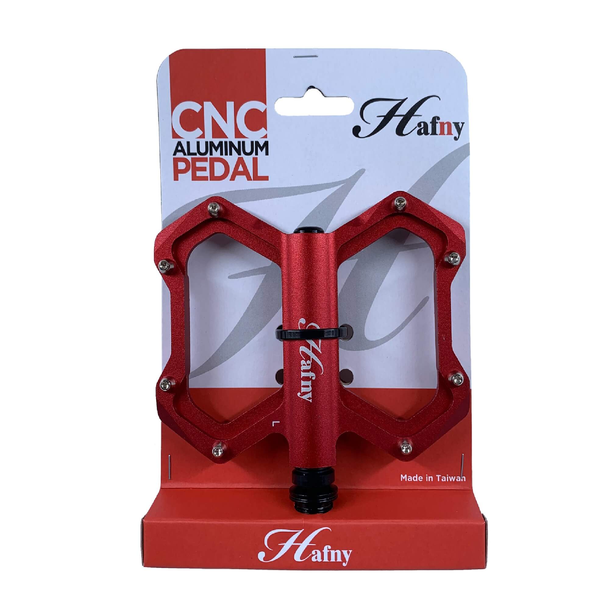 Hafny HF1300 CNC Alloy Platform Pedals With Replaceable Pins - The Bikesmiths