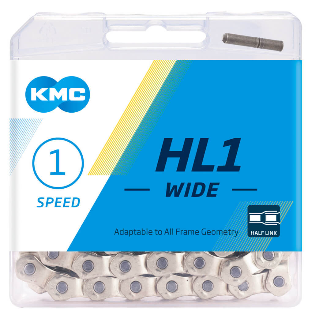KMC HL1 Wide 1/8-inch Half Link Chain