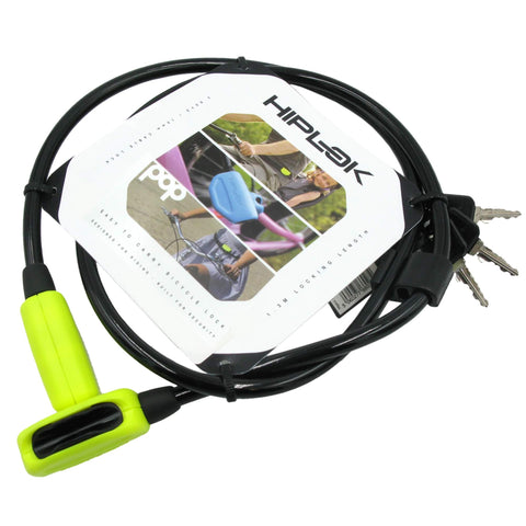 Image of Hiplok Pop 1.3mm x 10mm Wearable Key Cable Lock - TheBikesmiths