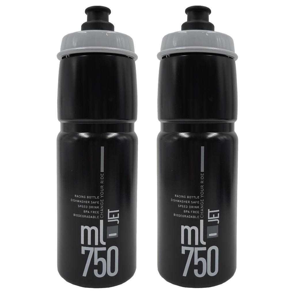 Elite Jet 550ml Water Bottle Black