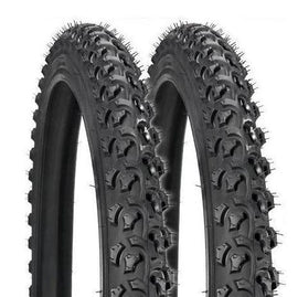 Photo of two Alpha Bite Tires