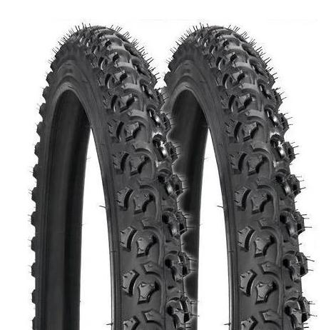 Image of Photo of two Alpha Bite Tires