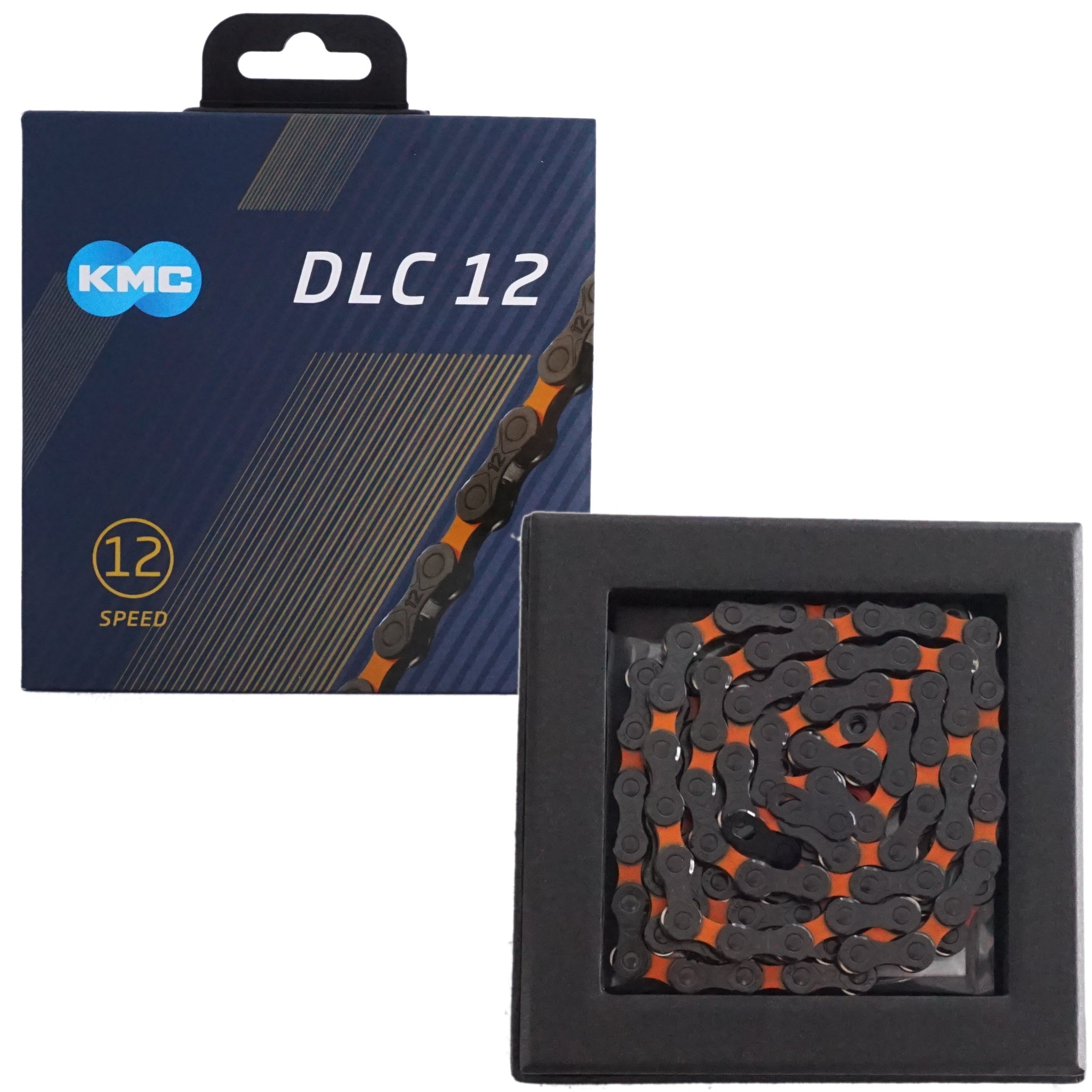 Buy orange-black KMC DLC12 12 Speed Chain 126L