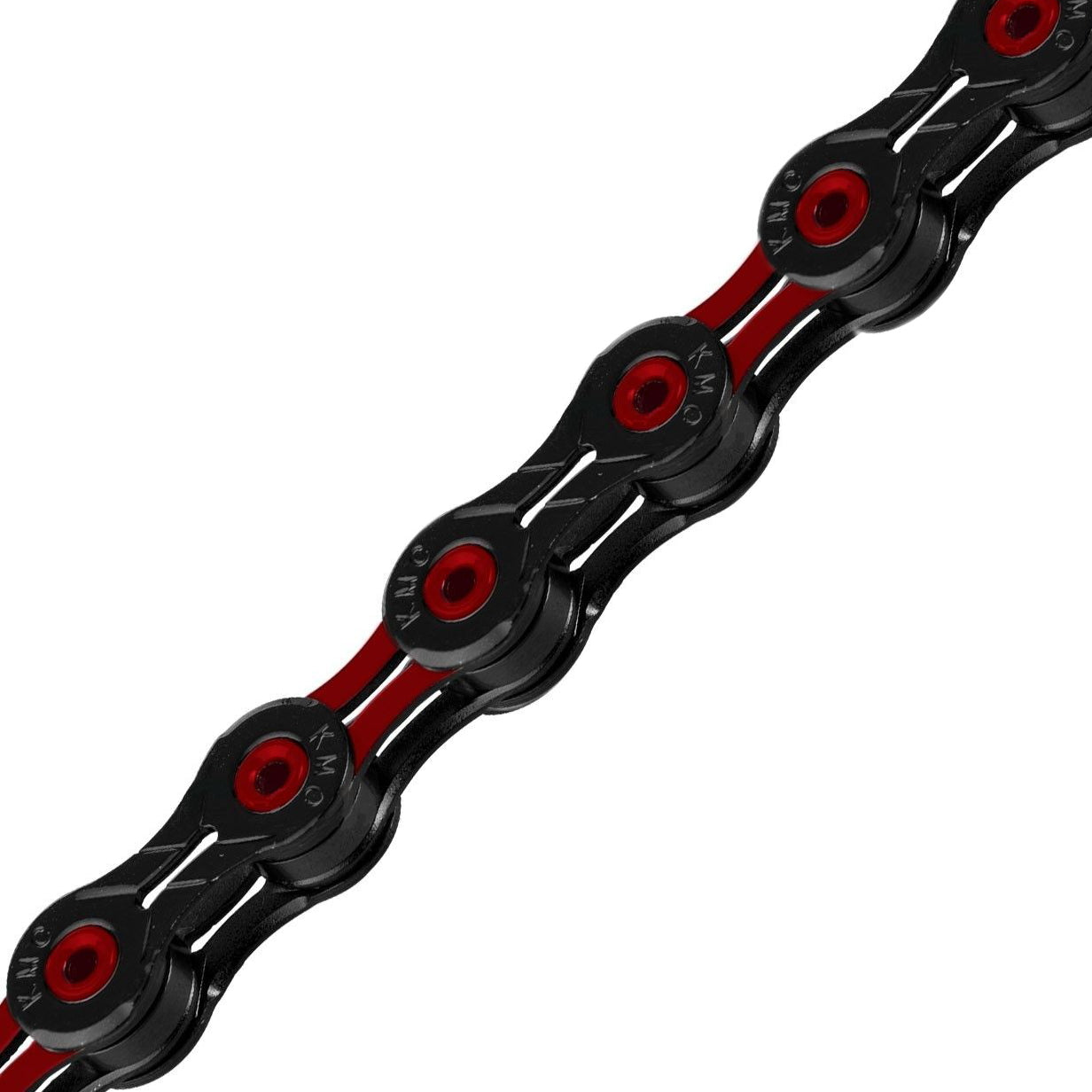 Buy red-black KMC DLC 11 Speed Chain 118 Links