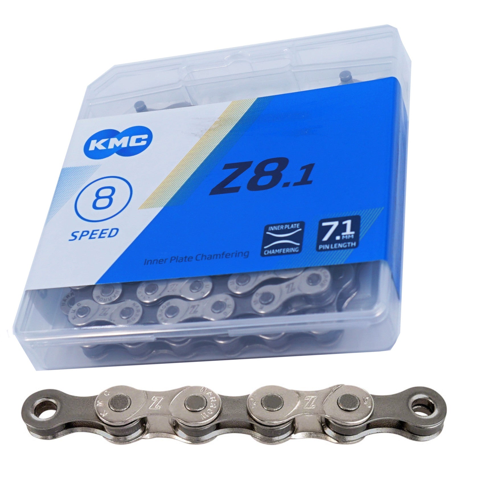 Buy silver-grey KMC Z8.1 5-8 Speed Chain