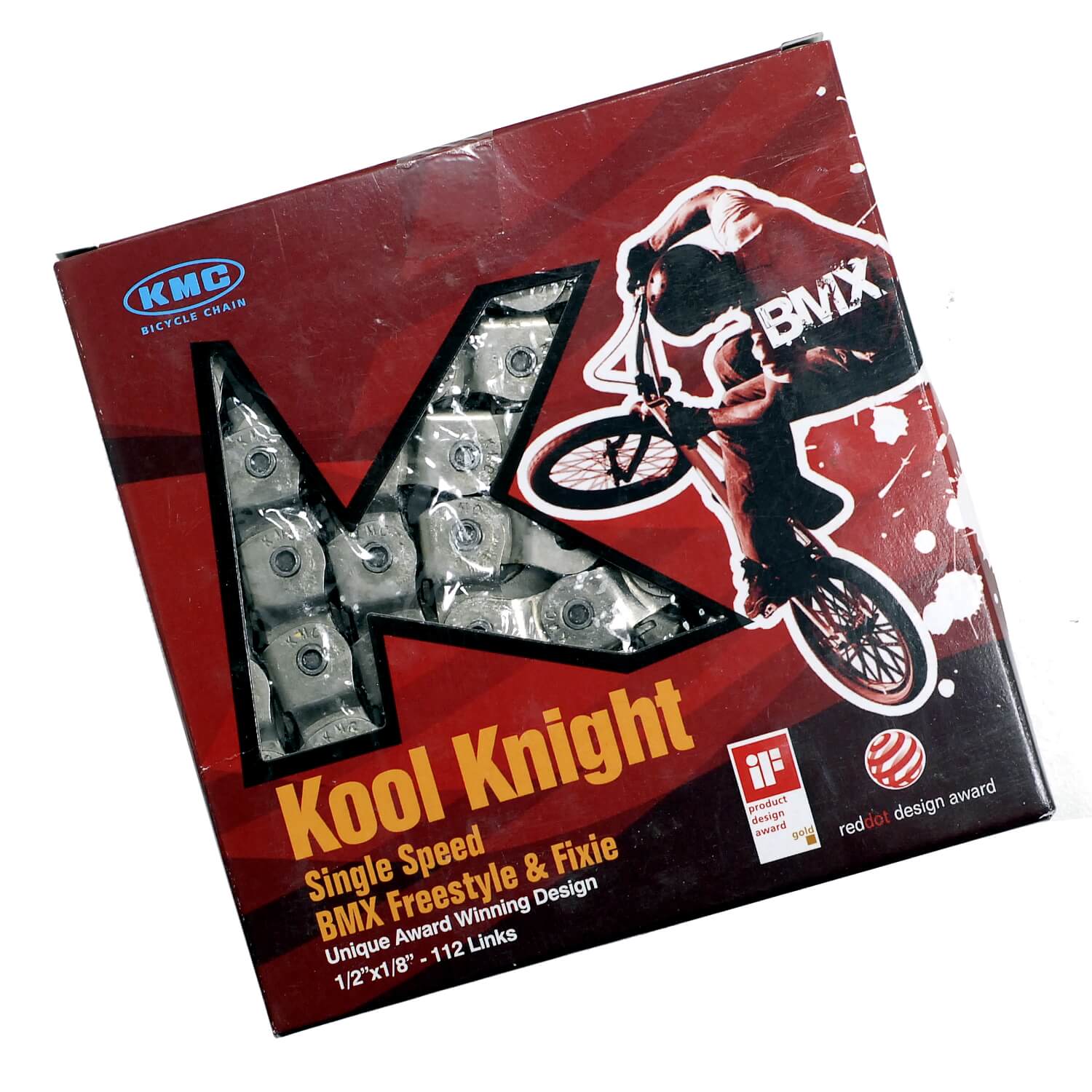 KMC KK710NP Kool Knight Covered Half Link 1/8" Chain - TheBikesmiths
