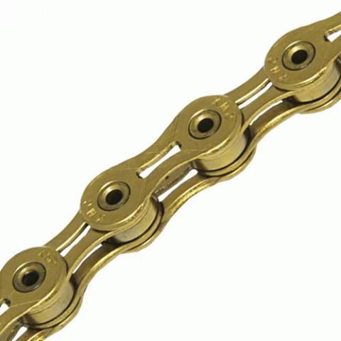 Image of KMC X11SL Gold Ti-N 11 Speed Gold Chain - TheBikesmiths