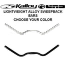 Kalloy AL-030 Tourist Sweepback Alloy Handlebar - TheBikesmiths