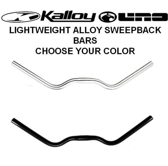 Kalloy AL-030 Tourist Sweepback Alloy Handlebar - TheBikesmiths