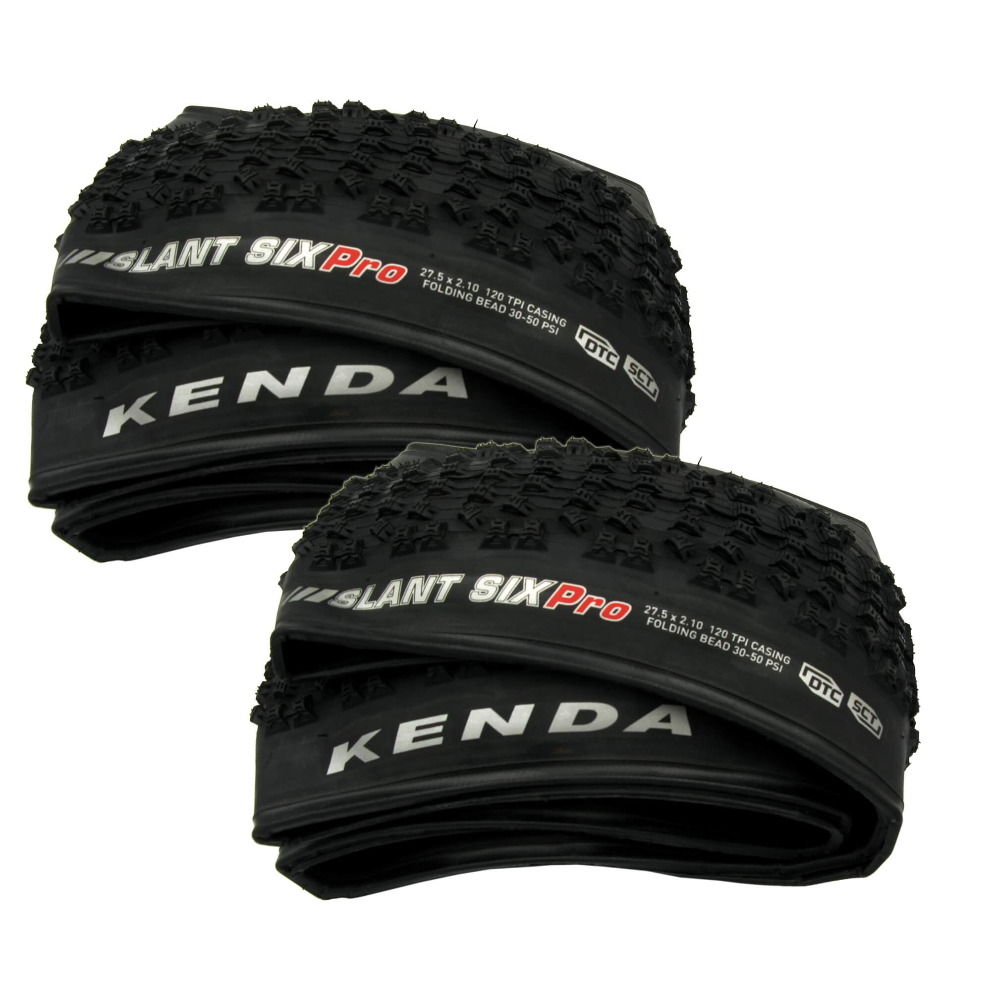 Kenda K1080 Slant Six 6 Pro 27.5x2.10 DTC SCT Tubeless Compatible Tire