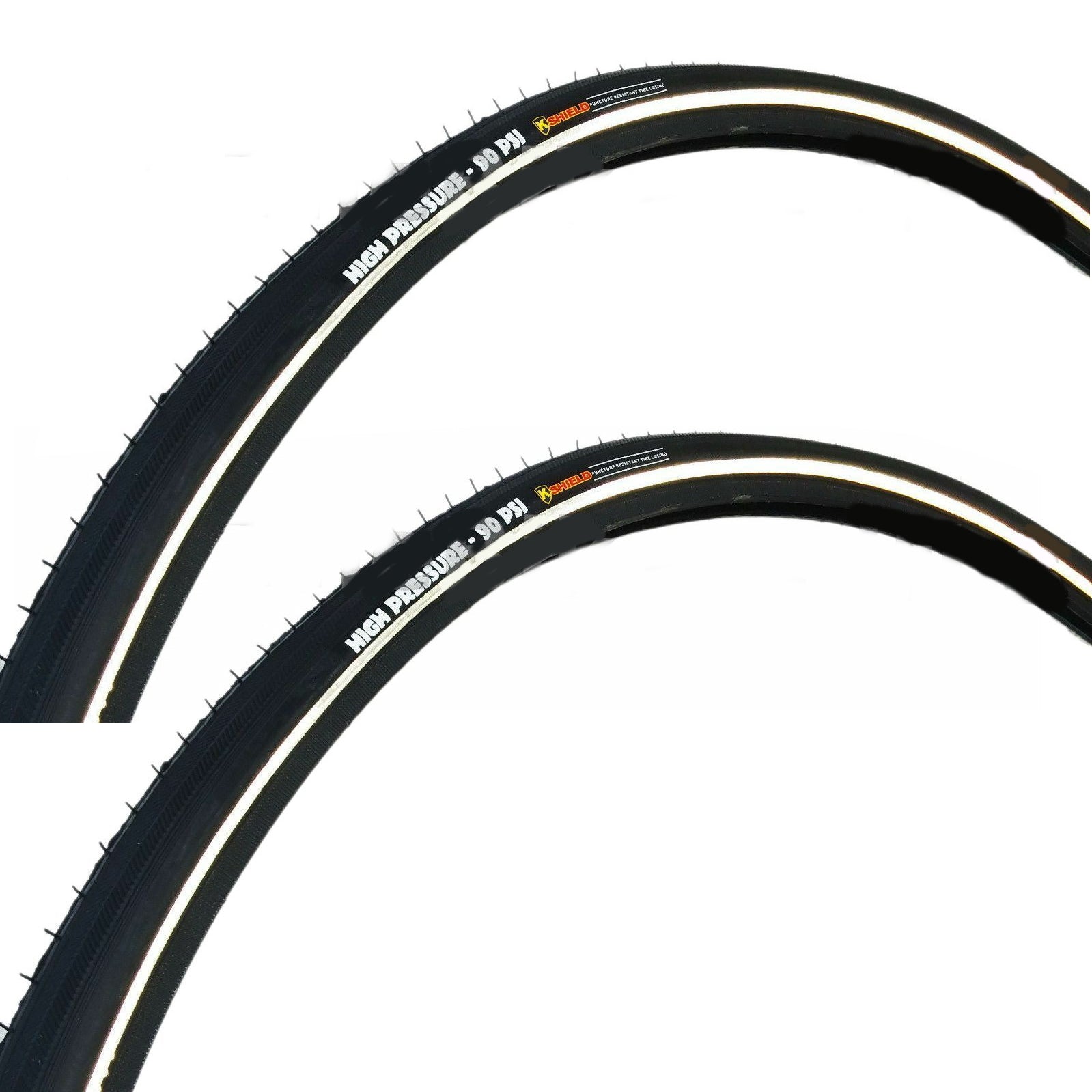 Kenda K35 27x1-1/4 Tire with K-Shield Puncture Protection and Reflective Sidewall - The Bikesmiths