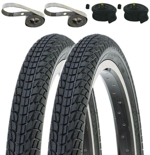 Kenda Kontact 20" BMX Tire Tube and Rim Strip Kit