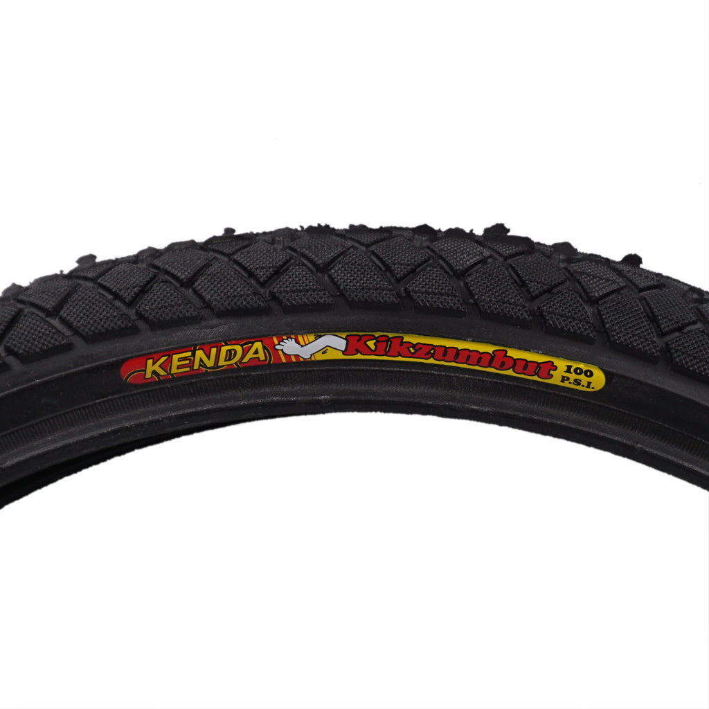 Kenda Kikzumbut K893 20" x 1.95" Blackwall BMX Bike Tire Freestyle 100psi