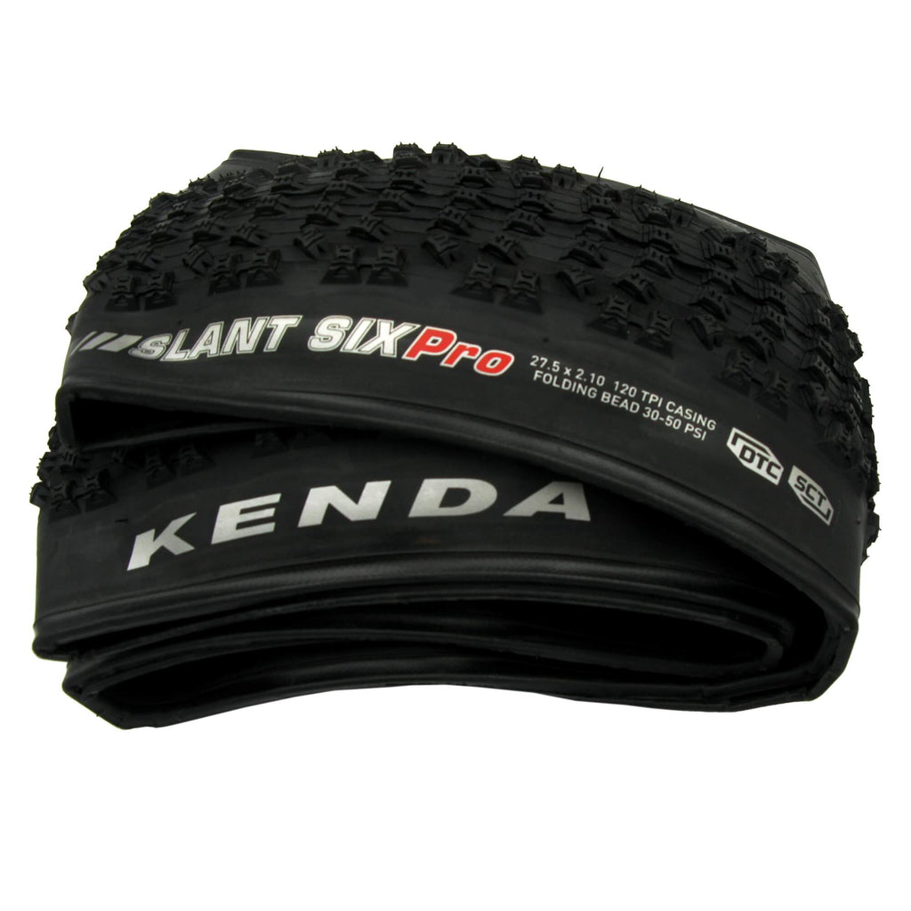 Kenda K1080 Slant Six 6 Pro 27.5x 2.10 Folding Tubeless Compatible Tire - Single - TheBikesmiths
