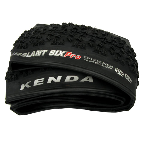 Image of Kenda K1080 Slant Six 6 Pro 27.5x 2.10 Folding Tubeless Compatible Tire - Single - TheBikesmiths
