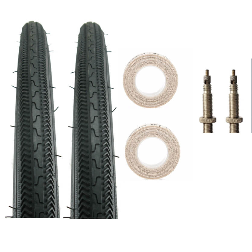 Kenda K36 27x1-1/8 Tire +Tube + Rim Strip Kit | The Bikesmiths
