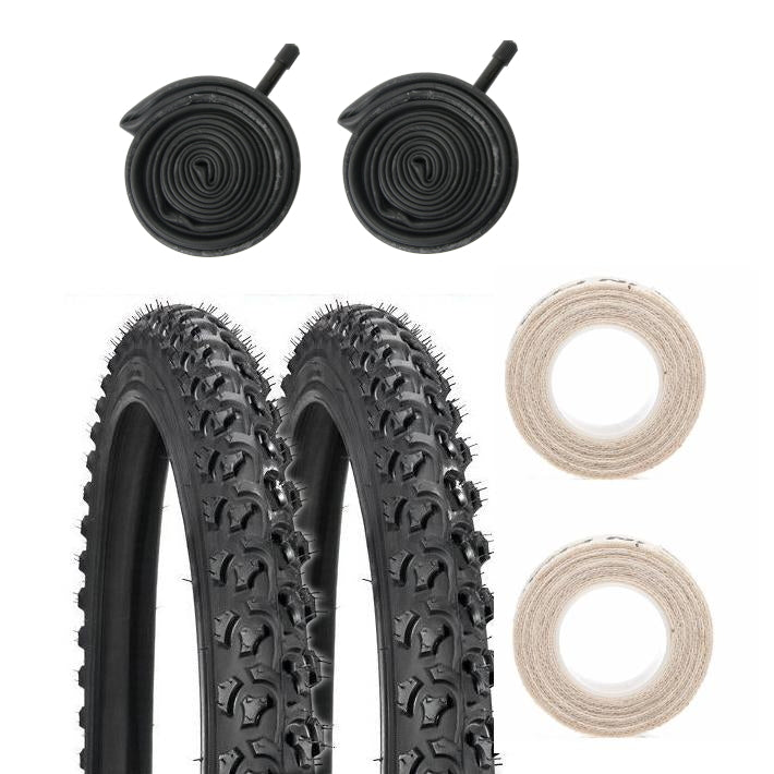 Kenda K831 Alpha Bite 26-inch Tire, Tube, and Rim Strip Kit | The