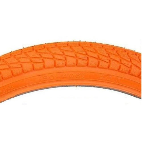 Orange bmx tires store